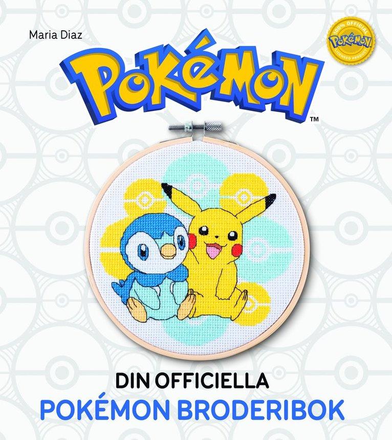 Din officiella Pokemon-broderibok : brodera med korsstygn