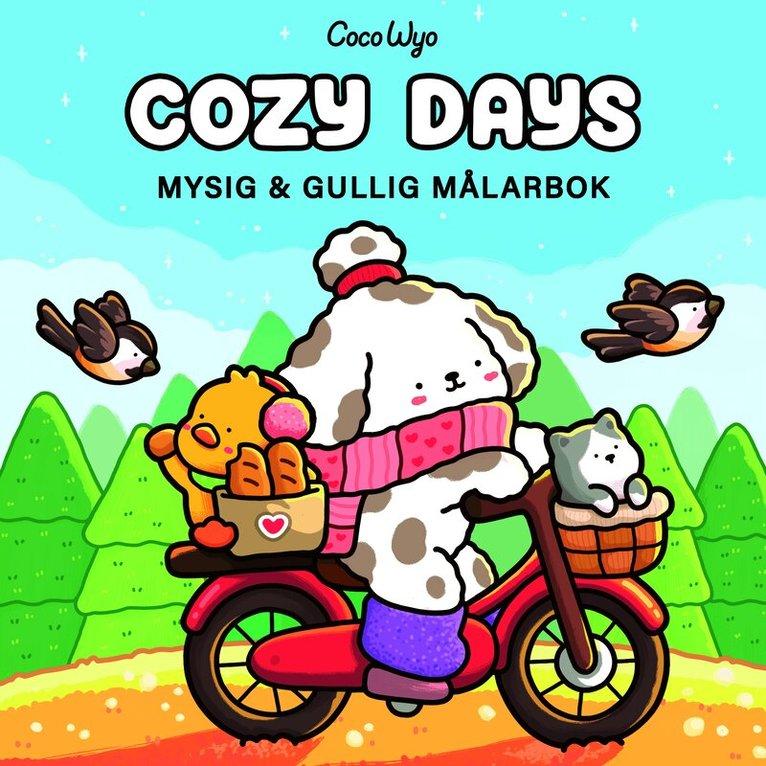 Cozy Days : Mysig och gullig Cozy Coloring målarbok från Coco Wyo