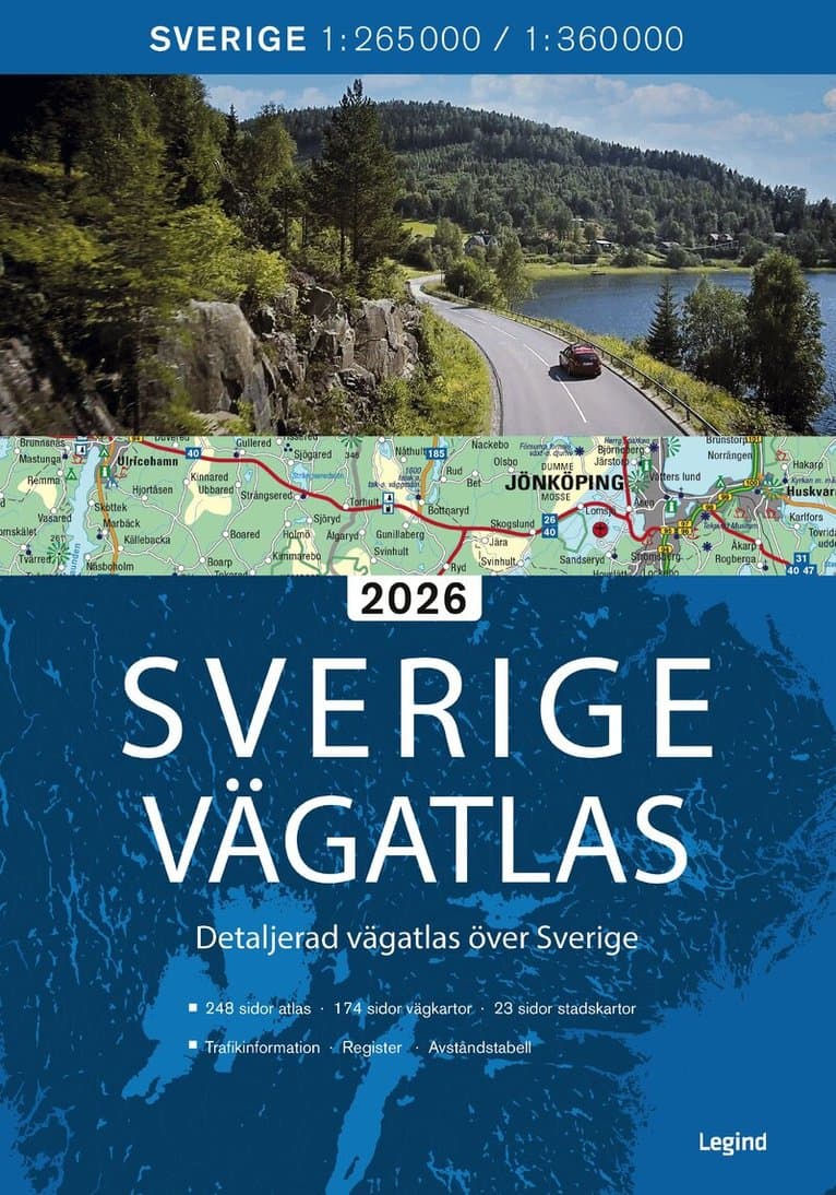Sverige vägatlas 2026