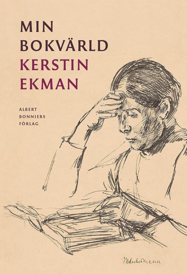 Omslag till boken Min bokvärld av Kerstin Ekman