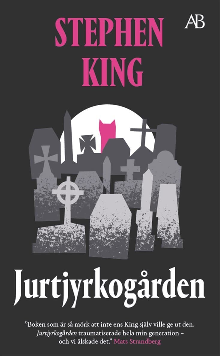 Omslag till boken Jurtjyrkogården av Stephen King