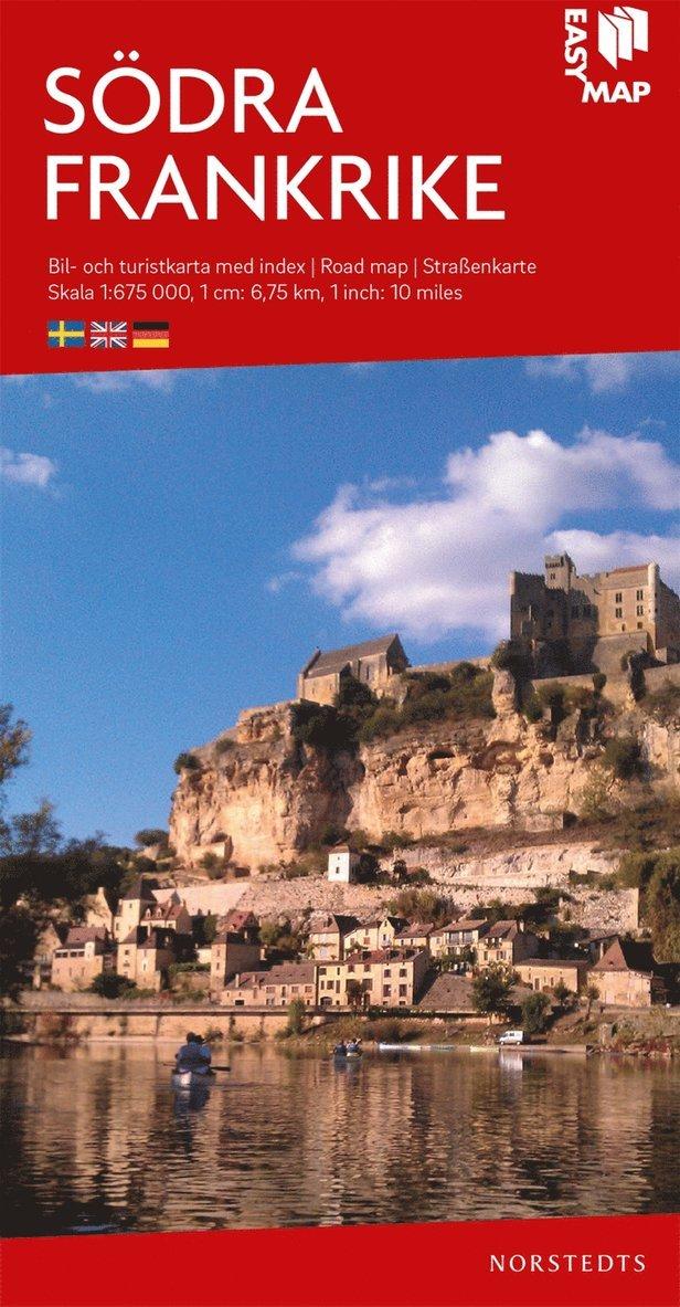 Södra Frankrike EasyMap : Skala 1:675.000