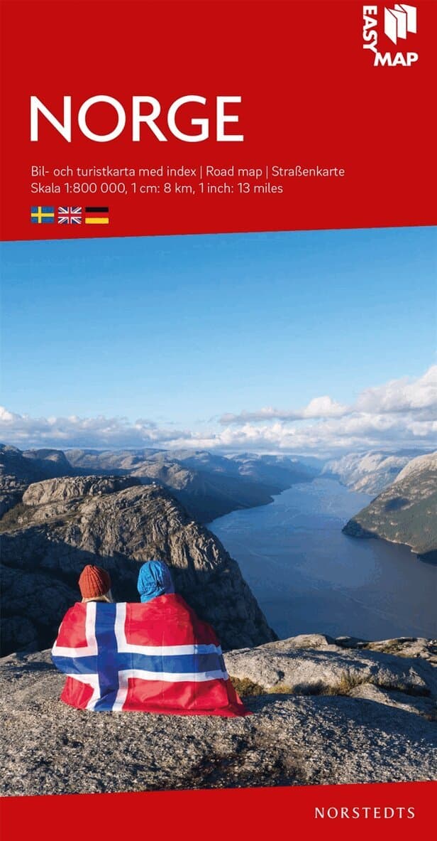 Norge EasyMap : Skala 1:800.000