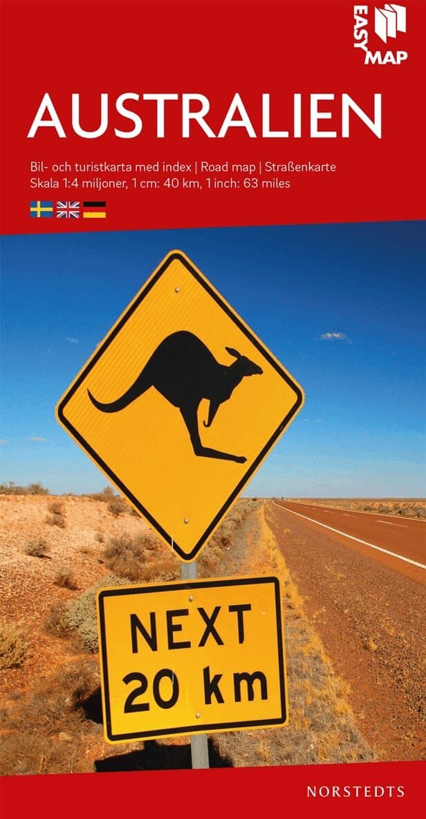 Australien EasyMap : Skala 1:4milj