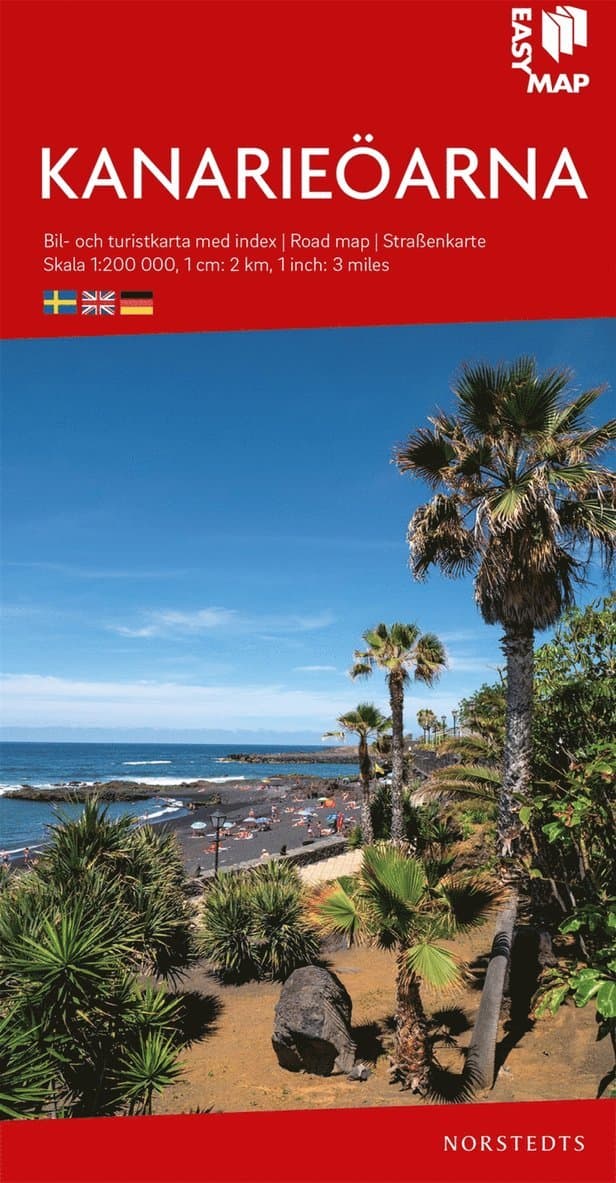 Kanarieöarna EasyMap : Skala 1:200.000