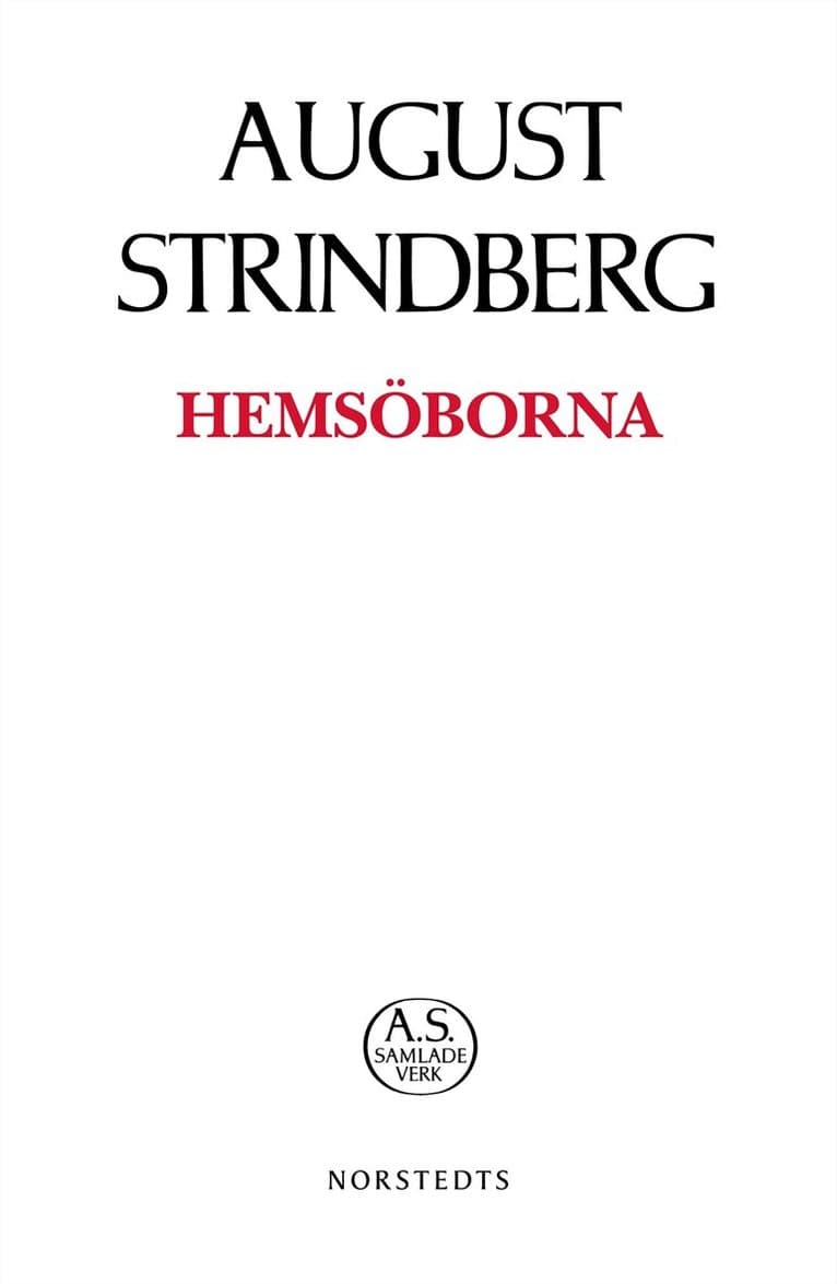 Omslag till boken Hemsöborna av August Strindberg