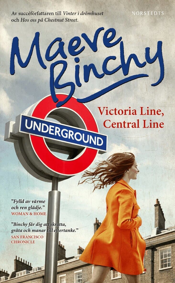 Omslag till boken Victoria line, Central line av Maeve Binchy