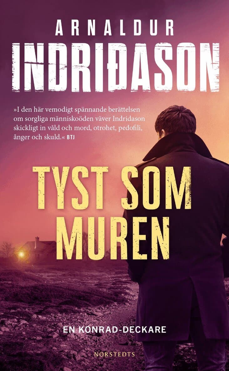 Omslag till boken Tyst som muren av Arnaldur Indridason