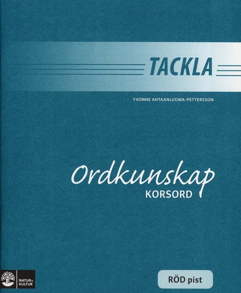 Tackla Ordkunskap Korsord Röd pist (1-pack)
