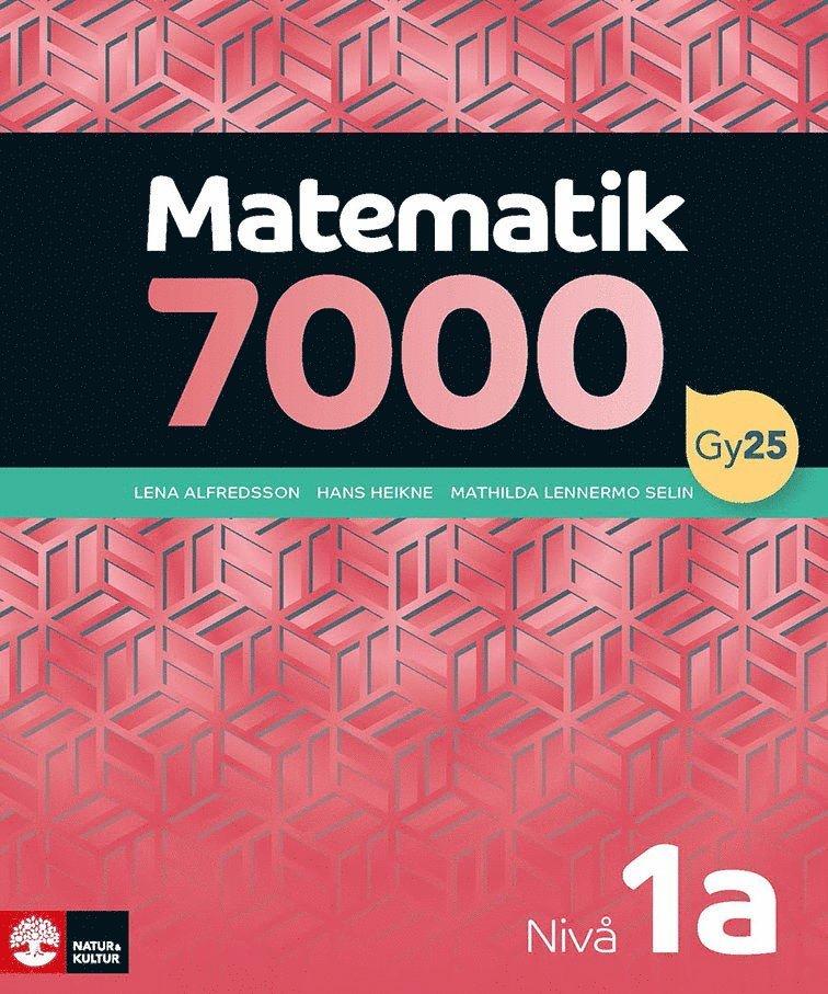 Matematik 7000 nivå 1a Röd