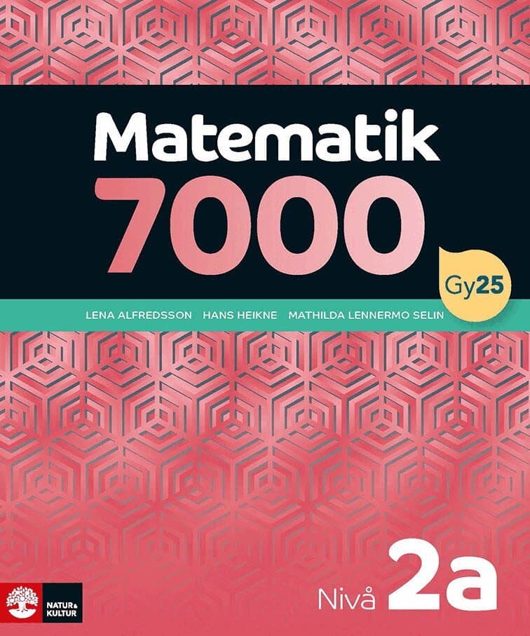 Matematik 7000 nivå 2a