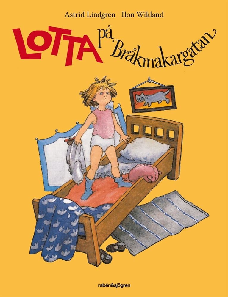 Omslag till boken Lotta på Bråkmakargatan av Astrid Lindgren
