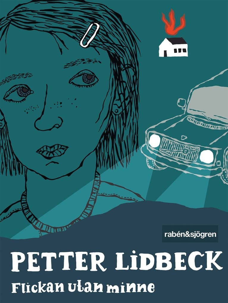 Omslag till boken Flickan utan minne av Petter Lidbeck