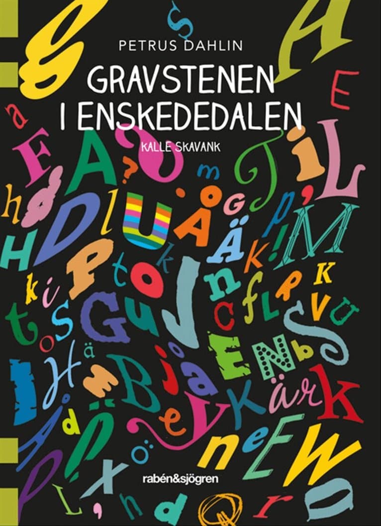 Omslag till boken Gravstenen i Enskededalen av Petrus Dahlin