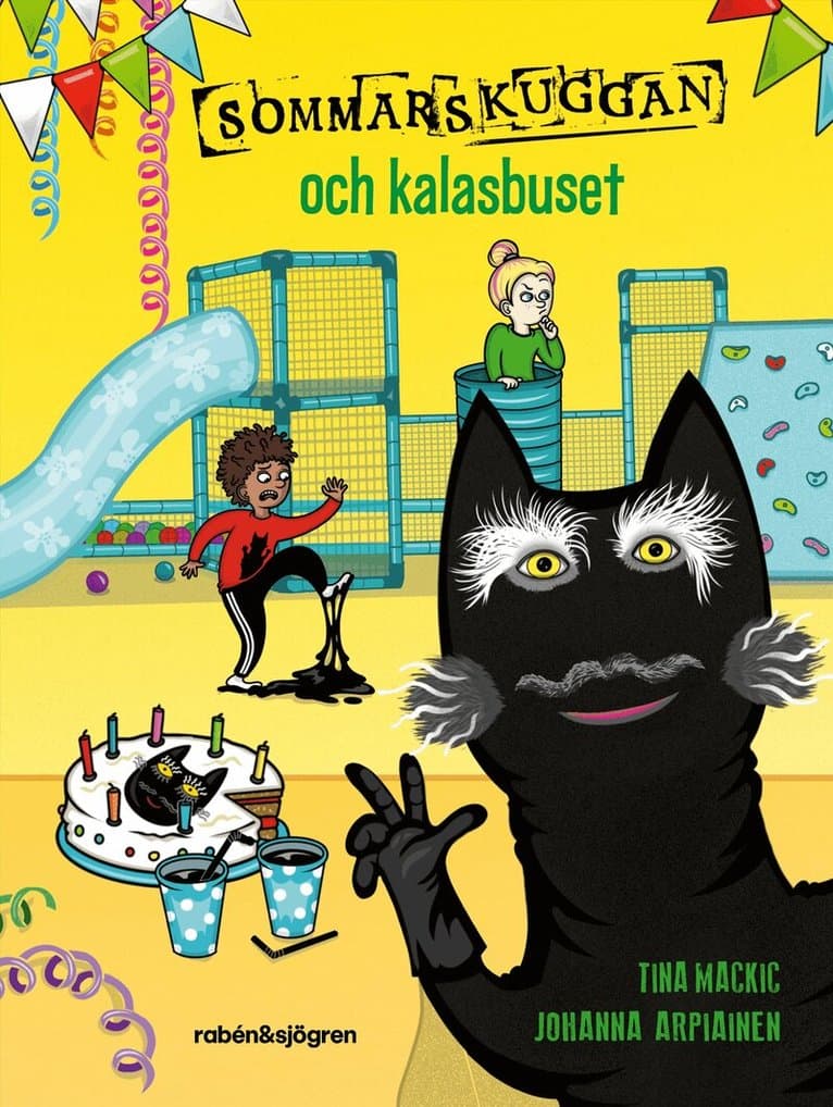 Omslag till boken Sommarskuggan och kalasbuset av Tina Mackic