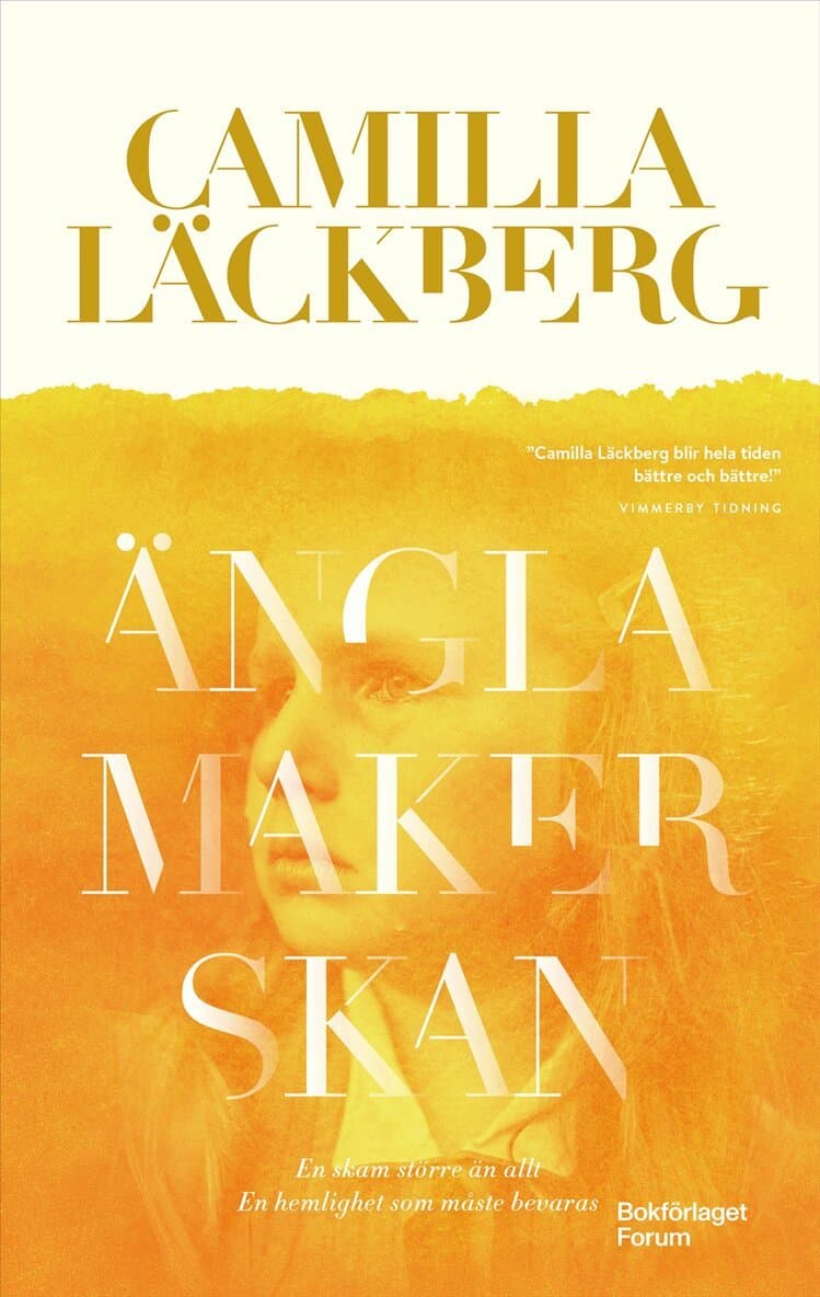 Omslag till boken Änglamakerskan av Camilla Läckberg