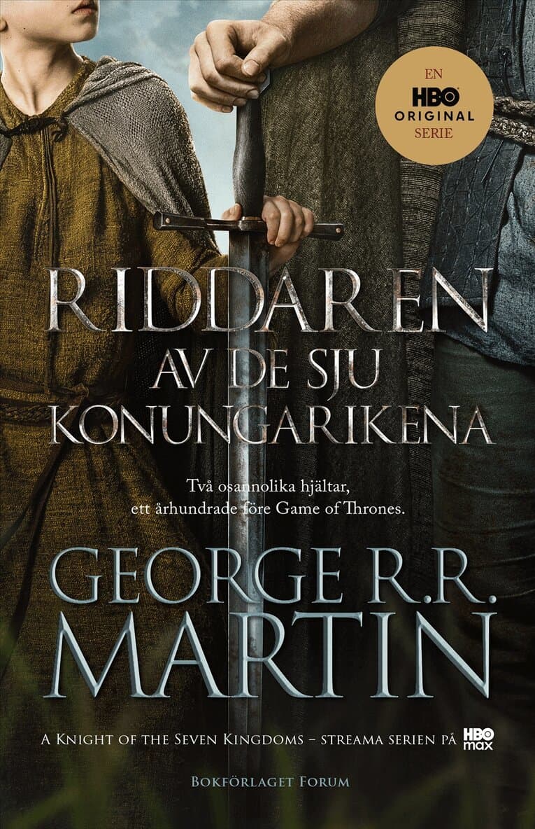 Omslag till boken Riddaren av de sju konungarikena av George R. R. Martin