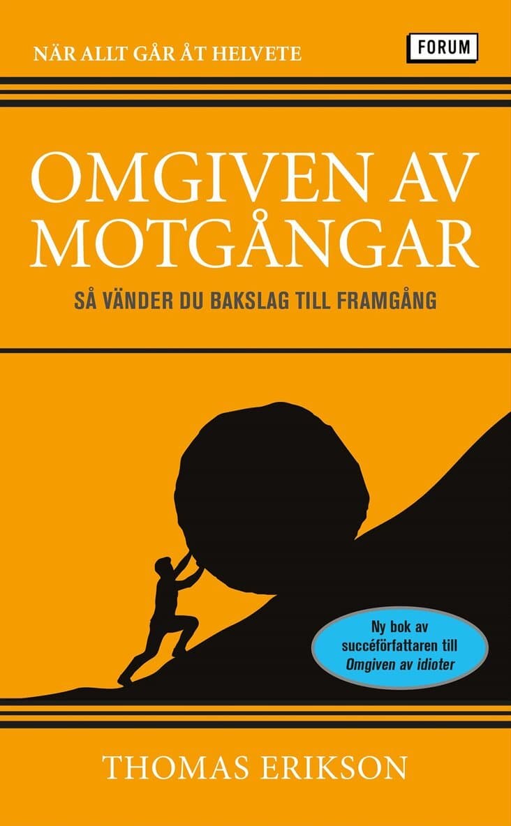 Omslag till boken Omgiven av motgångar av Thomas Erikson