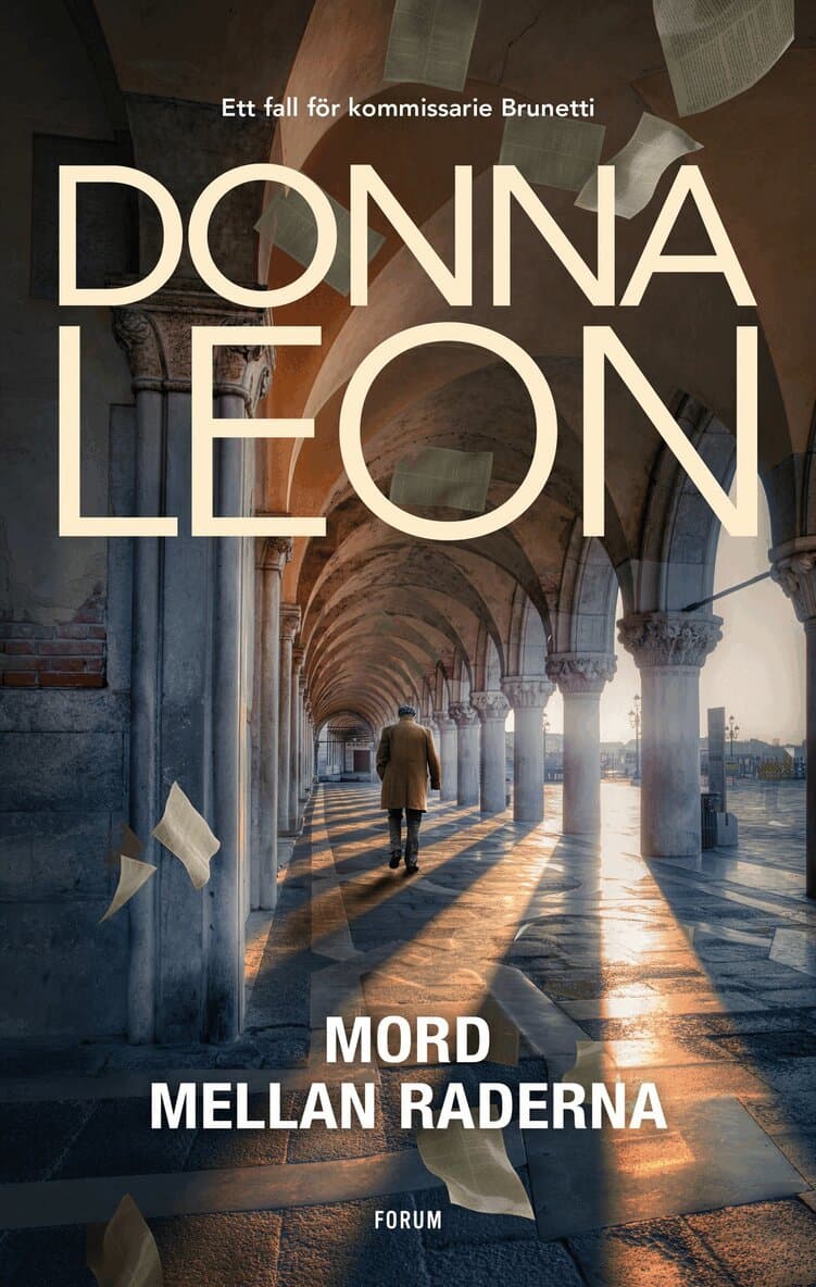 Omslag till boken Mord mellan raderna av Donna Leon