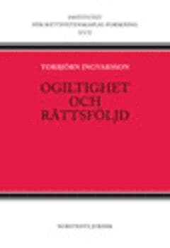 Ogiltighet och rättsföljd