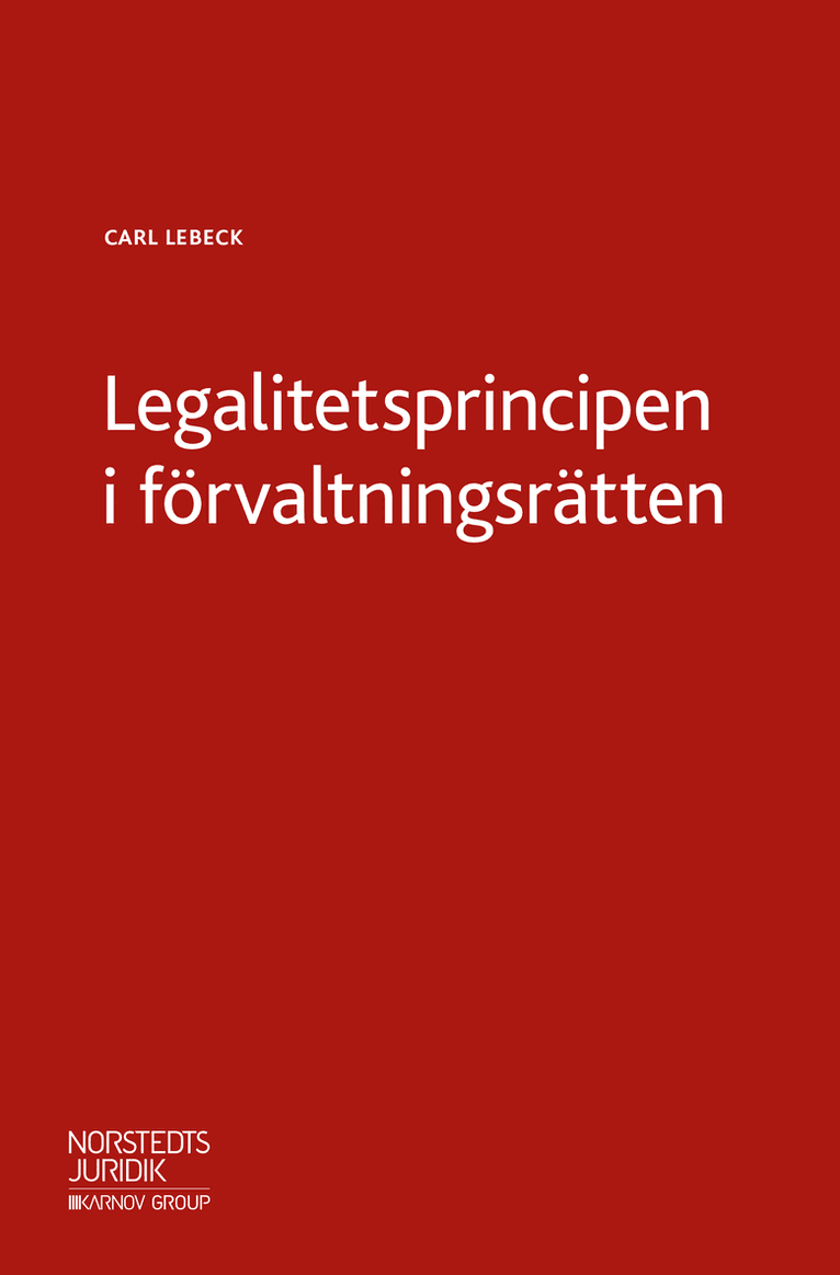 Legalitetsprincipen i förvaltningsrätten
