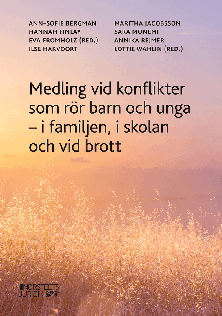 Medling i konflikter som rör barn och unga :  i familjen, i skolan och vid brott