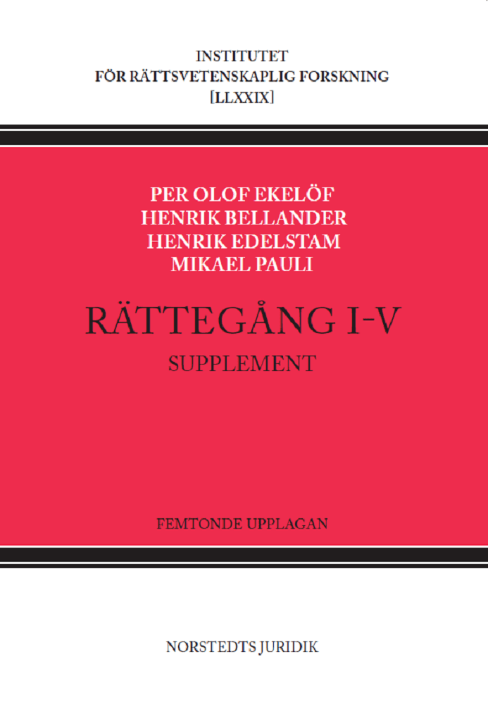 Rättegång I-V. Supplement