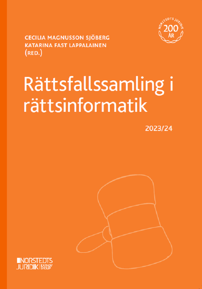 Rättsfallssamling i rättsinformatik : 2023/24