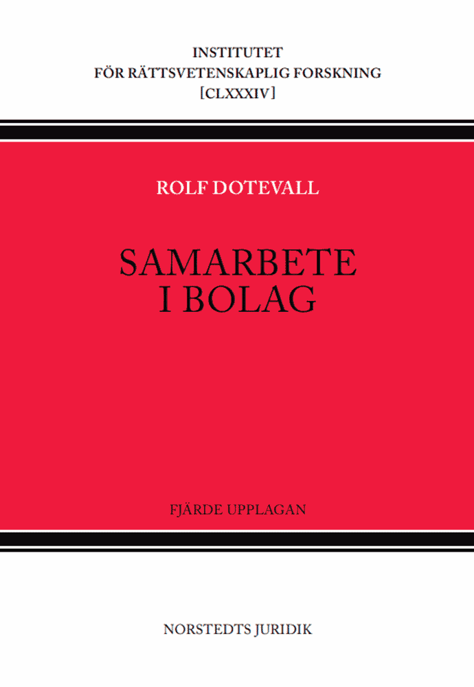 Samarbete i bolag : om personbolag