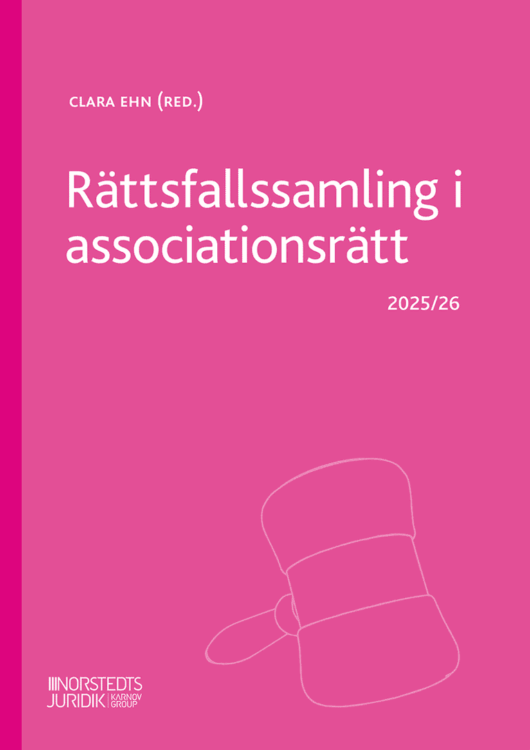 Rättsfallssamling i associationsrätt : 2025/26