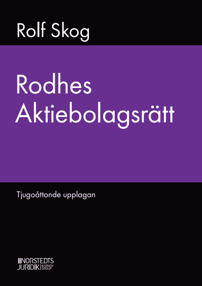 Rodhes aktiebolagsrätt