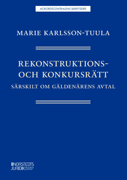 Rekonstruktions- och konkursrätt : särskilt om gäldenärens avtal