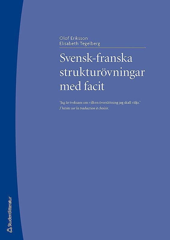 Svensk-franska strukturövningar med facit