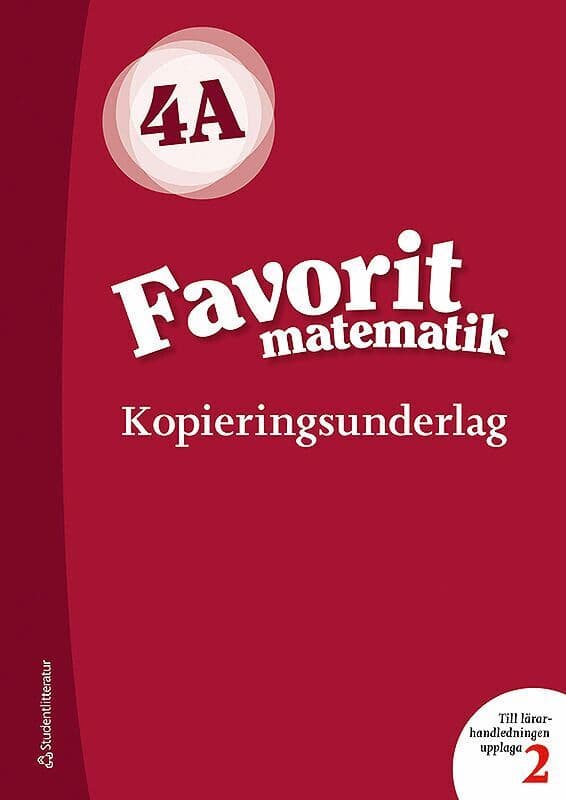 Favorit matematik 4A Kopieringsunderlag