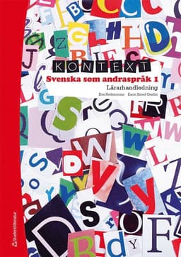 Kontext svenska som andraspråk 1 Lärarpaket Tryckt + Digitalt