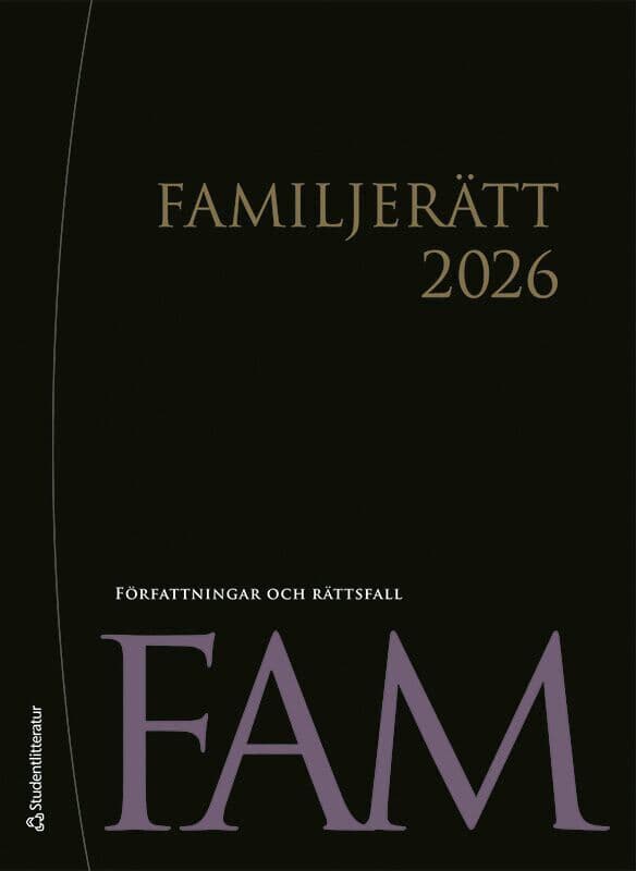 Familjerätt 2026 - Författningar och rättsfall