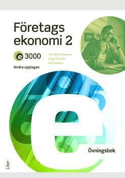 Omslag till boken E3000 Företagsekonomi 2 Övningsbok av Jan-Olof Andersson