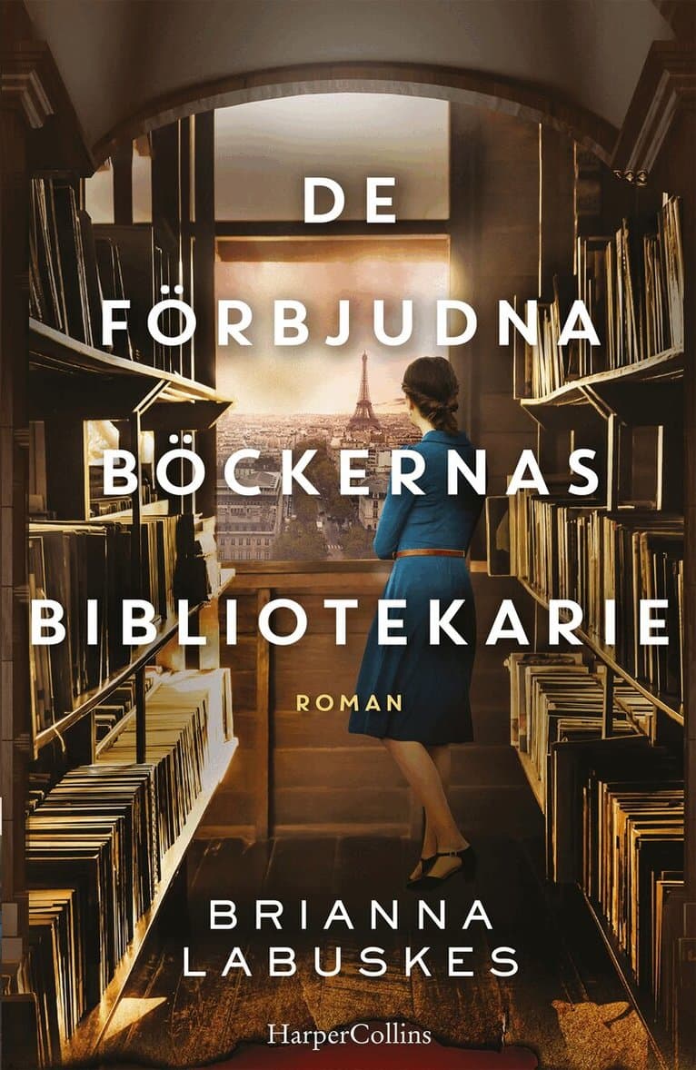 Omslag till boken De förbjudna böckernas bibliotekarie av Brianna Labuskes