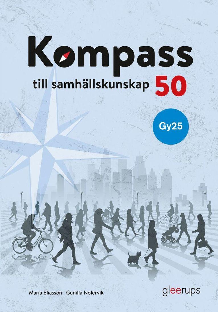 Kompass till samhällskunskap 50, bok, Gy25