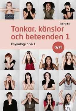 Tankar, känslor och beteenden Psykologi 1, bok, Gy25