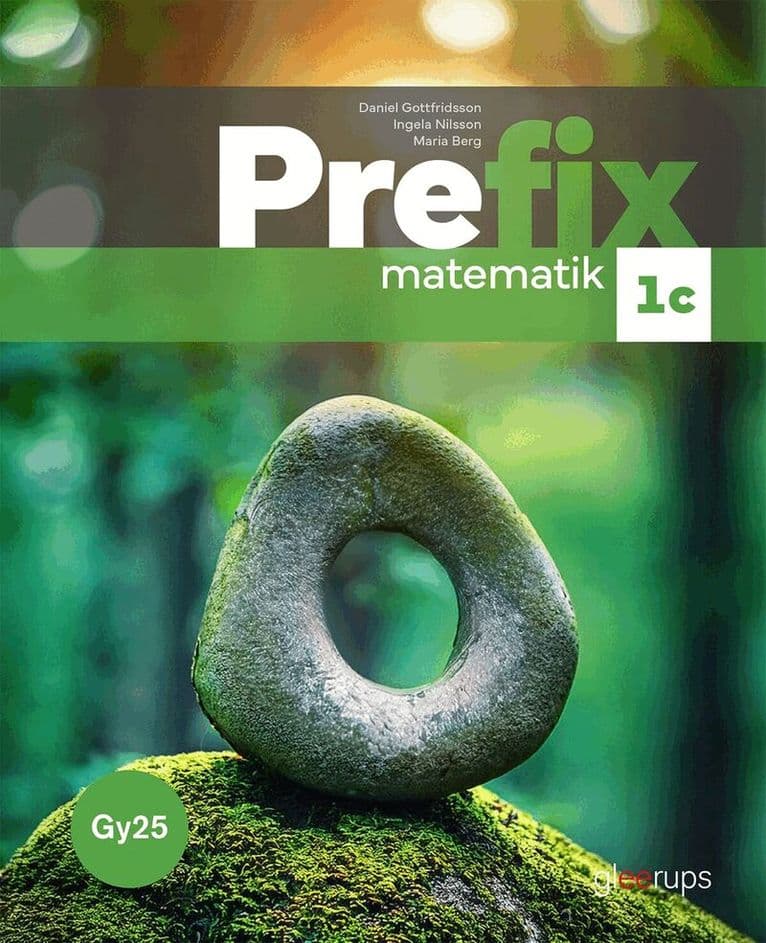 Prefix matematik 1c, bok, Gy25