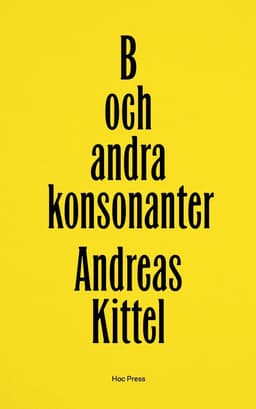 B och andra konsonanter