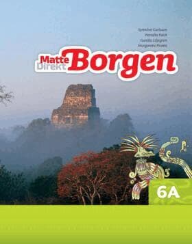 Matte Direkt Borgen Grundbok 6A Ny upplaga