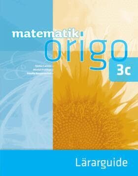 Matematik Origo 3c Lärarguide