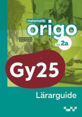 Matematik Origo nivå 2a Lärarguide