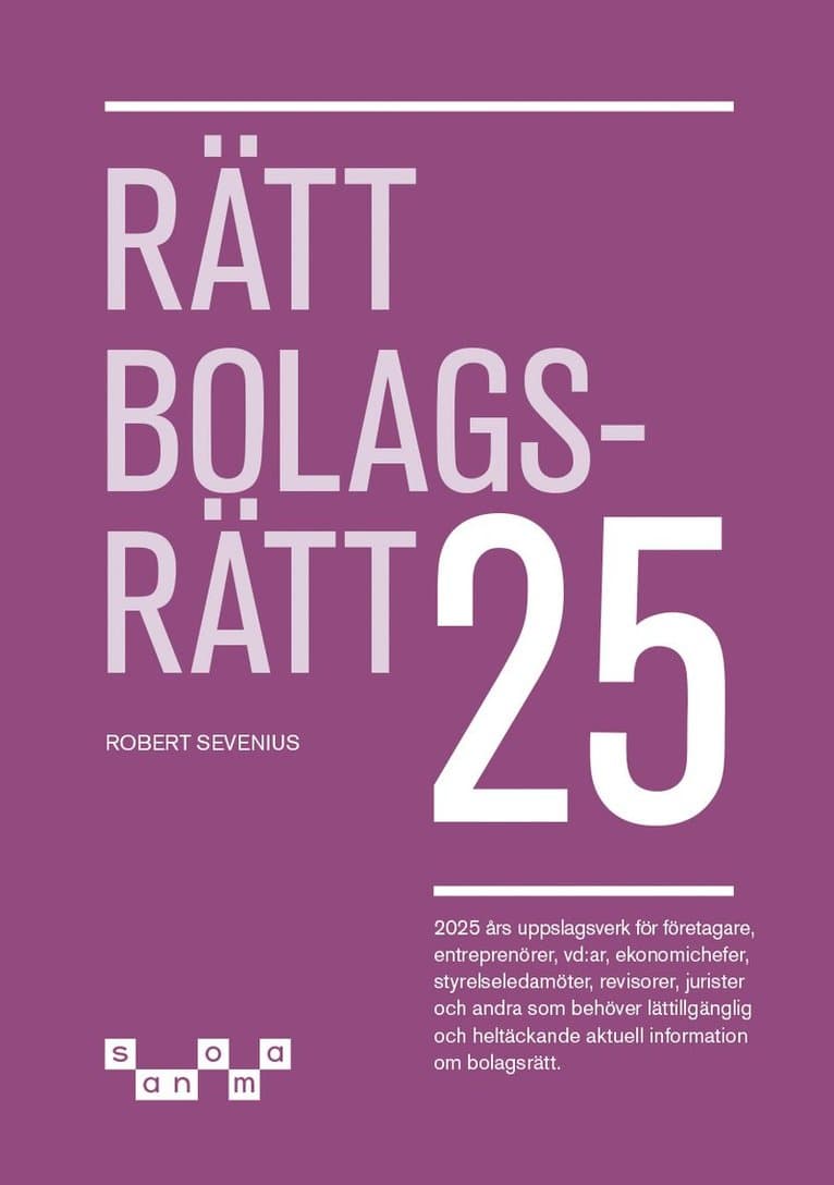 Rätt Bolagsrätt 2025