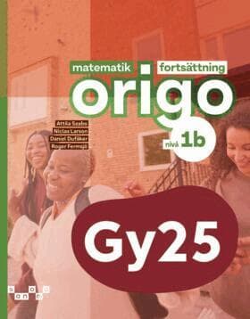 Matematik Origo fortsättning nivå 1b