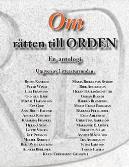 Om rätten till ORDEN: En antologi