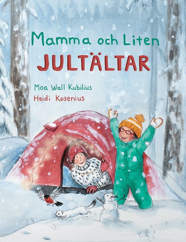 Mamma och Liten jultältar