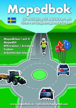 Mopedbok för utbildning till AM-körkort och förare av långsamt gående fordon
